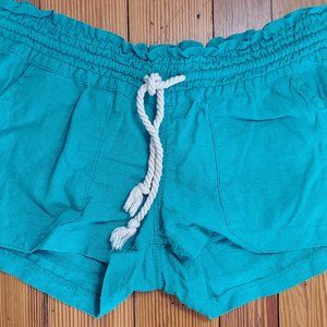 Turquoise Roxy Shorts